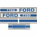 Aftermarket New Tractor Hood Decal Fits Ford New Holland Tractor 7700 D F7700